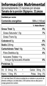 Charris de amaranto limón y sal del himalaya